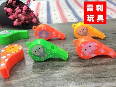 Printing cartoon whistle small plastic toys gifts toy