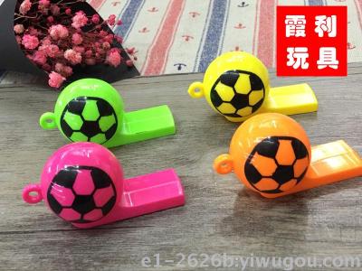 Football whistle plastic toys gifts party time