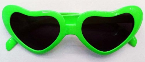 factory direct dance fun glasses love monochrome spray paint glasses promotional gifts party glasses