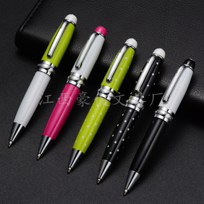 Best Selling Advertising Marker Mini Metal Pen Multi-Color Optional Metal Ball Point Pen Custom Logo Metal Pen