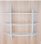 Assemble partition wood - plastic environment - friendly carvings multi - layer one word shelf shelf shelf wall hanging storage racks