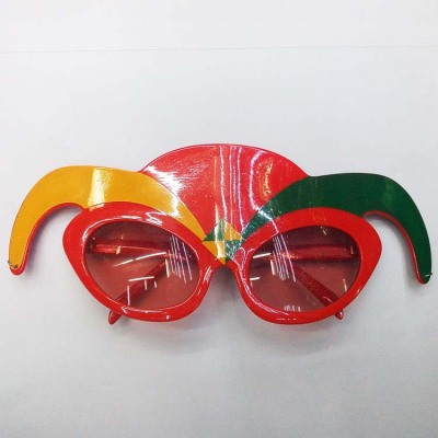 Factory Wholesale Supply New Dance Fun Glasses Multi-Color Clown Hat Glasses