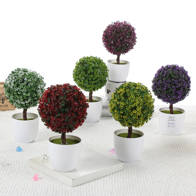High-grade artificial flower potted landscape simulation potted plant artificial flower potted decoration for home decoration