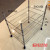 Double-Layer Plated Storage Rack Display Rack Hanger Durable Roller