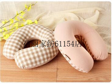 Memory pillow washed cotton U type pillow