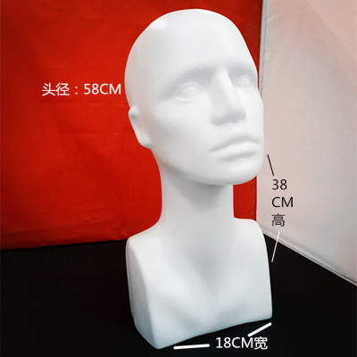 Factory Direct Sales Hanging Necklace Female Mannequin Head Wig Hat Scarf Bracket Display Mannequin Head