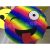 Creative new rainbow emoji WeChat rainbow poop emoji pillow