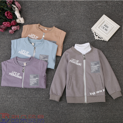 2019 yiwu new spring children comfortable English embroidered coat manufacturers direct sale