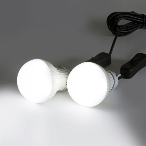 foreign trade exclusively for solar led double globe camping lantern