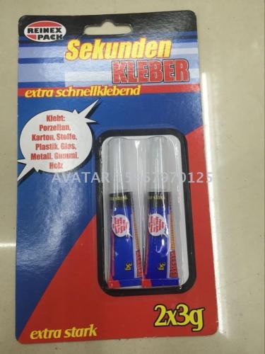 sekunden kleber glue high quality instant white-free qui-drying glue super glue