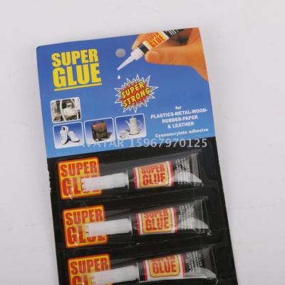 Black long card Liquid Glue Type shoe glue 502 super glue