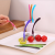 Creative flower fruit fork set fruit fruit fork fork suit children cartoon tableware products