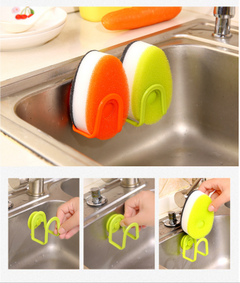 Patent TV new product comes with soap liquid cleaning sponge, no oil stain cleaning bowl cleaning cloth sponge wipe
