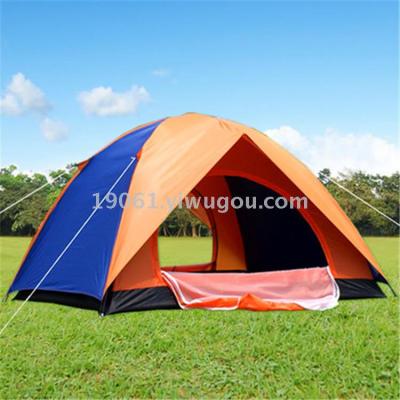 150*200 outdoor lake-type double-door two-door tent for couples camping trip.