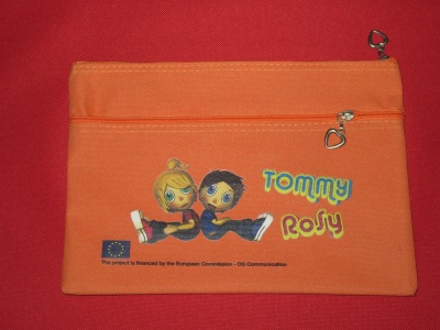 "Chinese first" cartoon pencil case  promotional advertising