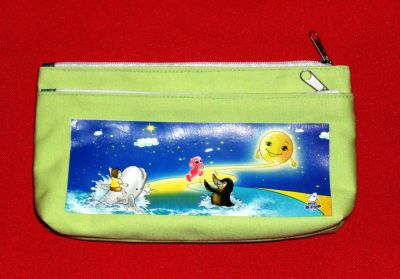 "Chinese first" double zipper pencil box pencil pen advertising promotion students