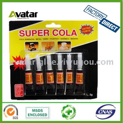 2017 factory wholesale Super cola  cyanoacrylate adhesive for shoes AVATAR super glue 