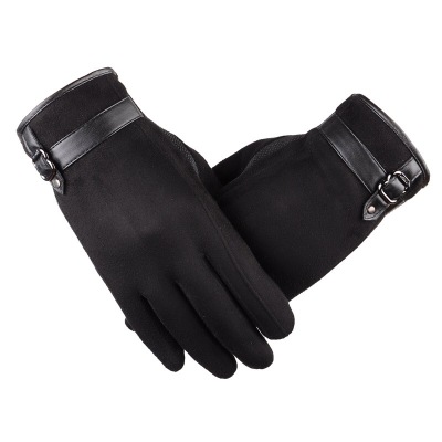 Men do not pour down the button touch screen gloves ski outdoor gloves