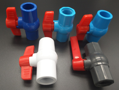 PVC Water Supply Pipe Water Supply Accessories Common Ball Valve (Wire Port/Socket