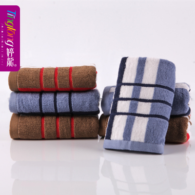 Tinglong cotton striped absorbent towel