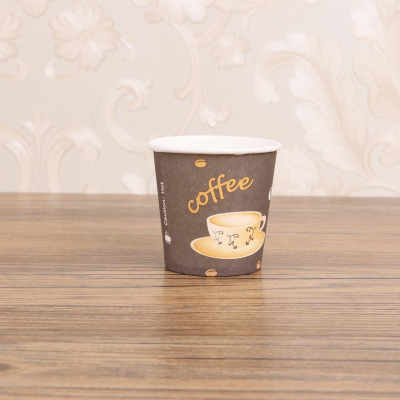 Factory Direct Sales Customized Paper Cup Disposable Cup Printing Paper Cup Small Try Drinking Cup