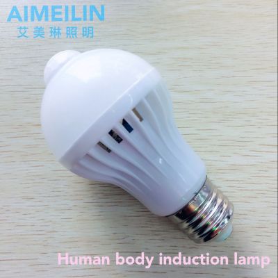 Human body induction lamp, human induced bulb, induction bulb 9W