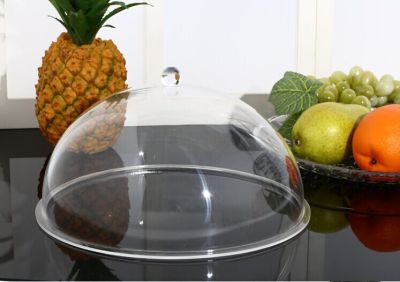 Food Pastry Dust Cover Hemisphere Exhibition Cover Super Transparent Circular Section Acrylic Dust Cover Hotel Display Cover