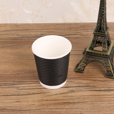 Manufacturer 8Oz Anti-Scald Angular Cup Disposable Cup Printing Paper Cup Paper Cup Customized