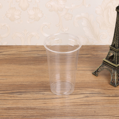 24ozpet Disposable Transparent Cup Cool Drinks Cup Milk Cup Teacup Plastic Cup Wholesale