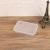 500 Rectangular Box Disposable Lunch Box to-Go Box Transparent Takeaway Lunch Box Fast Food Box