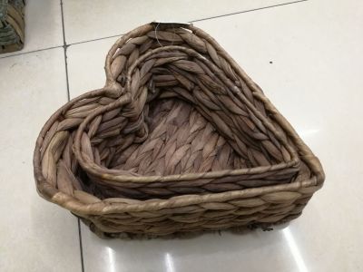 Rattan basin European vintage garden flower basket flowerpot flowerpot.