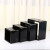 Simple Personality Square Small Assembled Cabinet Black Positive Set Four