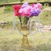 Factory Direct Sales New Wrought Iron Wedding Props Vase Road Lead Prop Decoration Vase