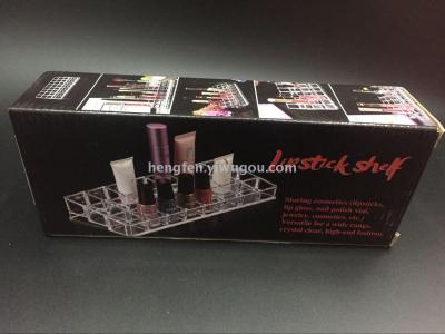 Lipstick shelf high-grade acrylic 24 grid lipstick box