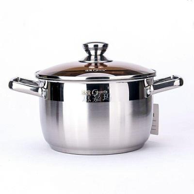 The distance of double bottom pot stew thickened composite pot pot with Hot pot ears