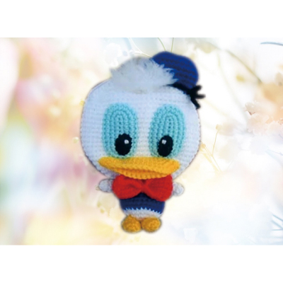 Coin Purse Donald Duck Crochet Wool DIY Material Package Factory Direct Sales