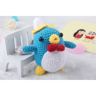 Factory Direct Sales Wool Material Package Crochet Doll Penguin DIY Handmade