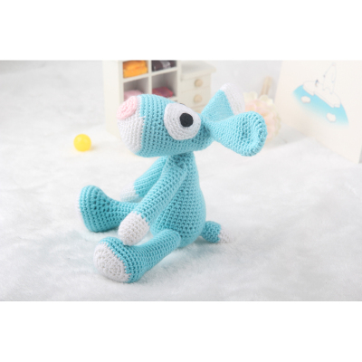 Cute Lying Puppies DIY Material Package Non-Finished Factory Direct Sales Crochet Doll