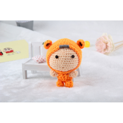 Manufacturer Crochet Doll Knitted Wool Little Monkey DIY Handmade Material Package