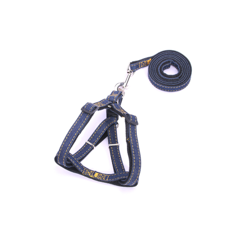 quality denim sewing cloth pet‘s chest-back hand holding rope dog leash spot mixed batch