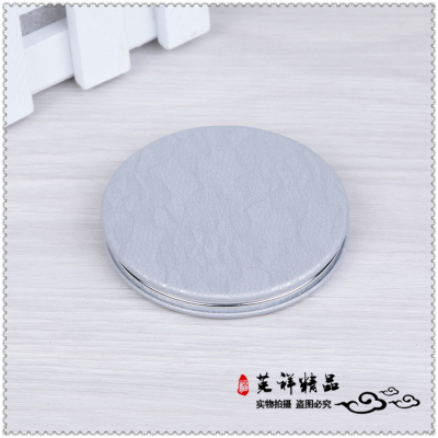 Cute Metal Makeup Mirror Portable Portable Beauty Small Mirror Foldable Creative Double Mirror