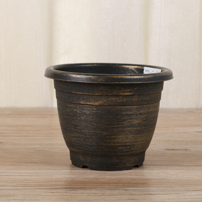 Manufacturers direct plastic paint flowerpot round-eye device pot household pot