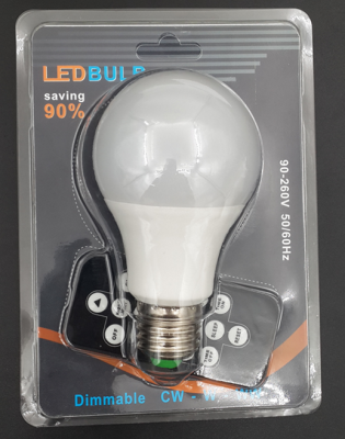LED plastic aluminum bulb/timed bubble / warm white and color white and white switch/5W /bedroom living room bulb