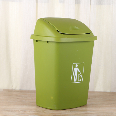 Factory direct housing estate property thickened plastic shake lid dustbin sanitary cask