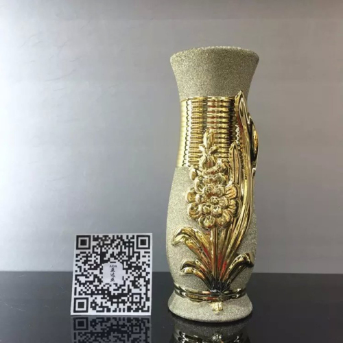 electroplating 12-inch vase ceramic craft flower arrangement