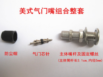 Factory Direct Sales Car, Motorcycle Battery Car Bicycle Vacuum Tire American Valve Core