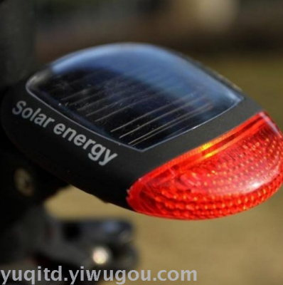 Solar lamp bicycle tail lamp warning lamp mountain bike accessories LED lamp