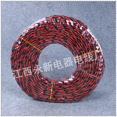 Colloid line flower line lamp head line fire line double stranded pure copper 2-core wire