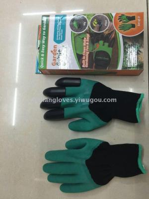 Garden gardening gloves, gloves, gloves, labour protection, dipping gloves, protective gloves