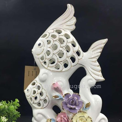 Creative fashion gift porcelain applique craft porcelain color May there be surpluses every year. Pisces